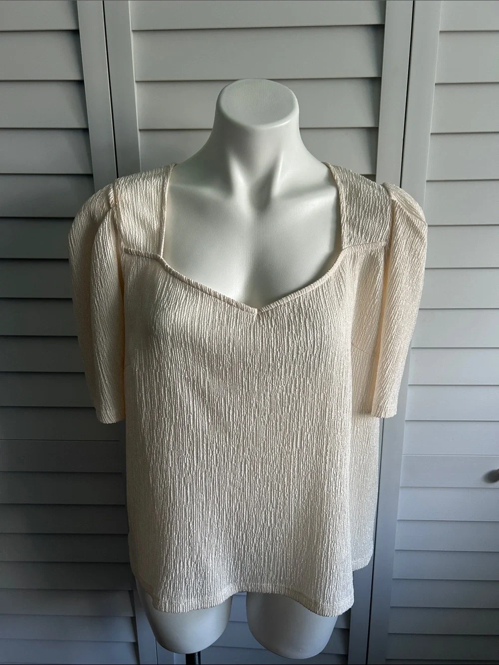 Anthropologie | Sunday in Brooklyn now back puff sleeve top
